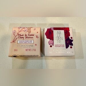 2 Pieces Set_L'Occitane Cherry Blossom & Arlésienne Perfumed Soaps_NWT